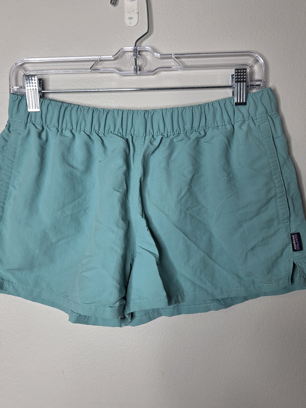 Patagonia Women's Barely Baggies Green Shorts